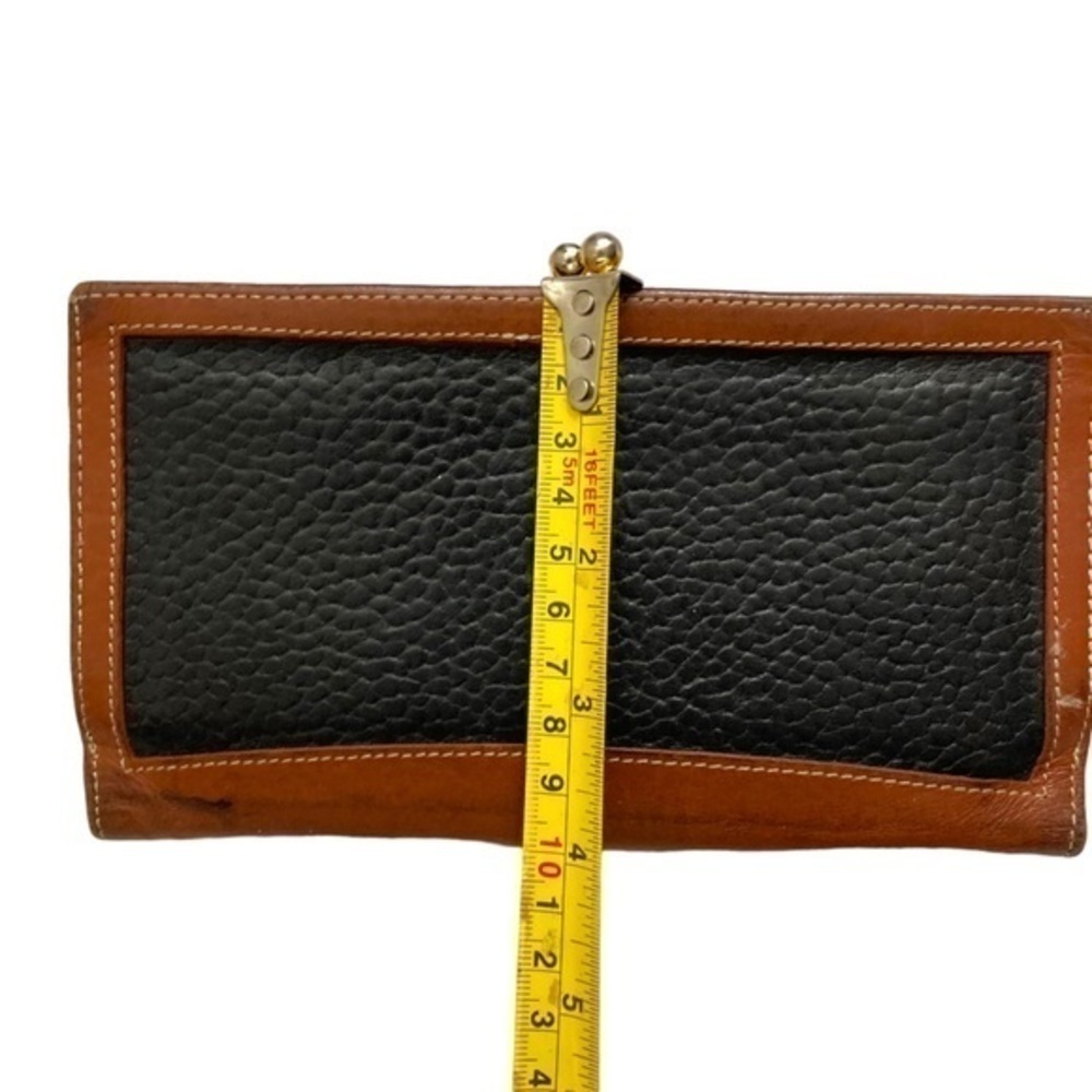 Coach vintage black and brown leather Sheridan wallet rare - Picture 7 of 14